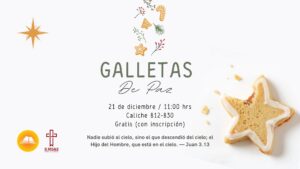 Galletas de paz en navidad